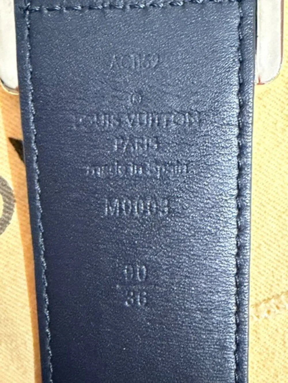 Louis Vuitton Reverso Monogram belt